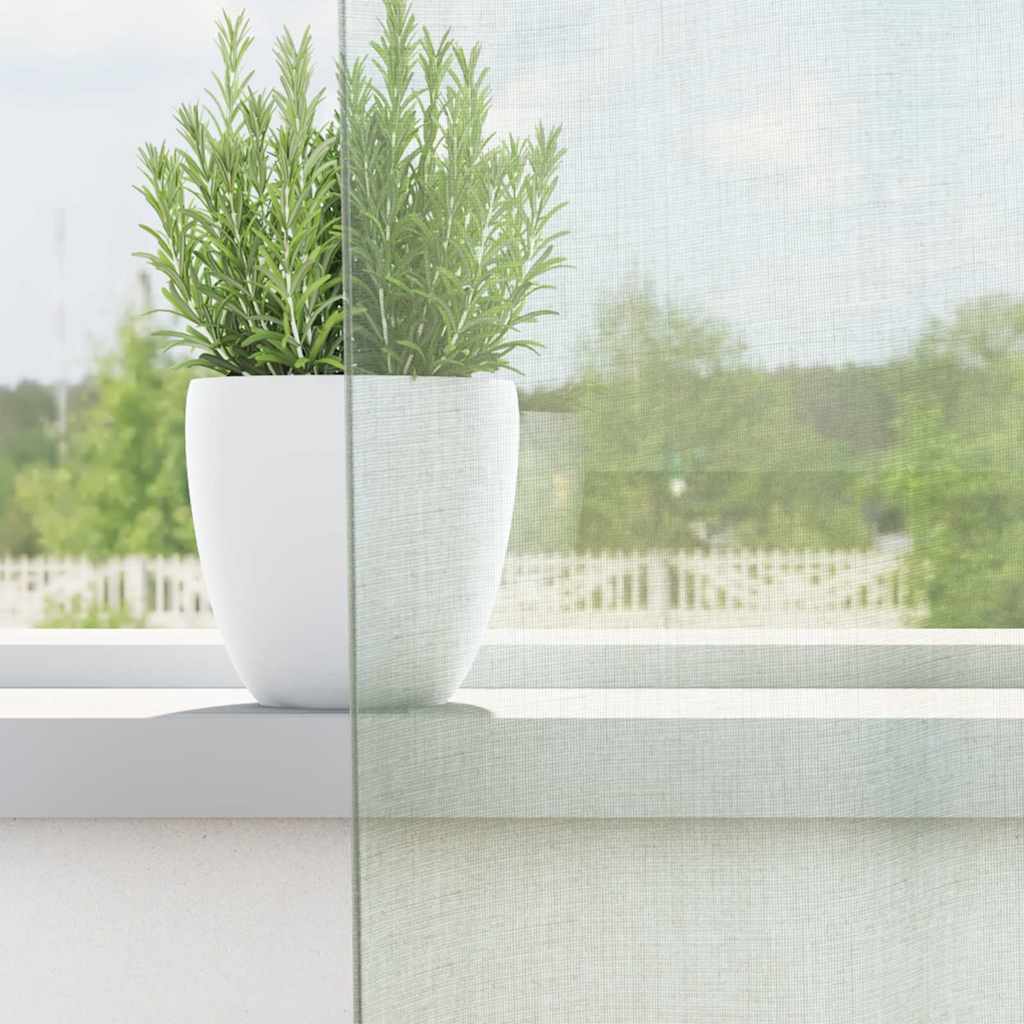 Voile Vorhänge mit Ösen 2 Stk. Apfelgrün 140x140 cm