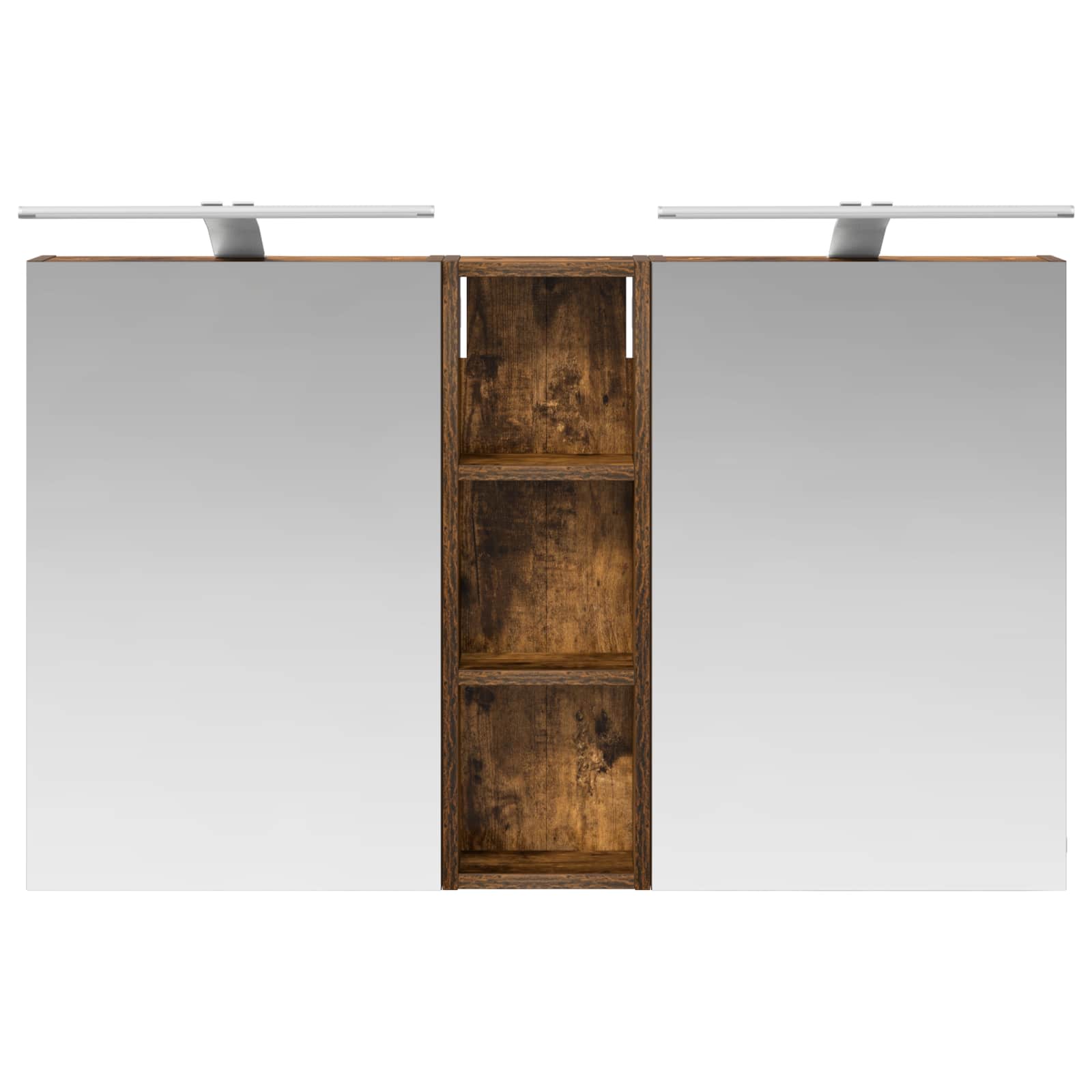 Badezimmerschrank-Set 3 pcs 80 x 10,5 x 50 cm Holzwerkstoff
