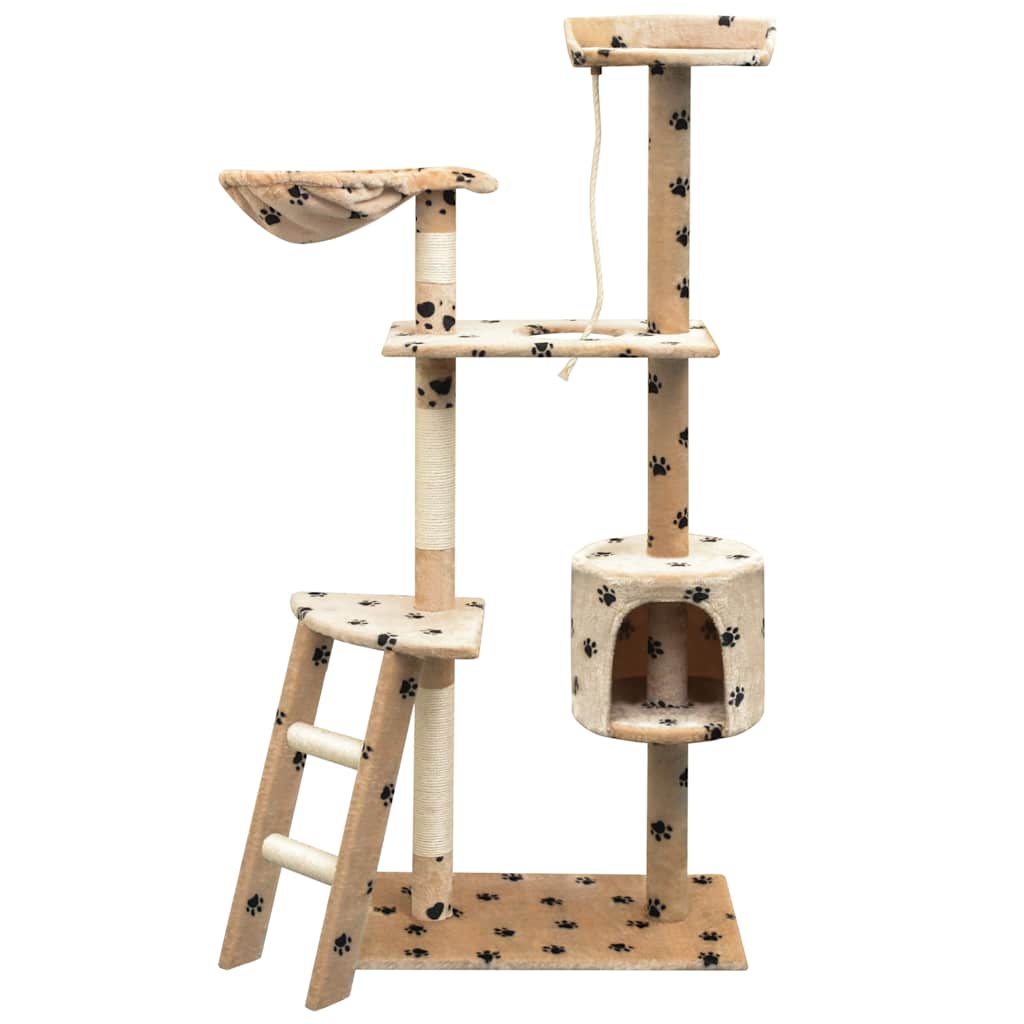 Katzen-Kratzbaum Sisal 125 cm Beige