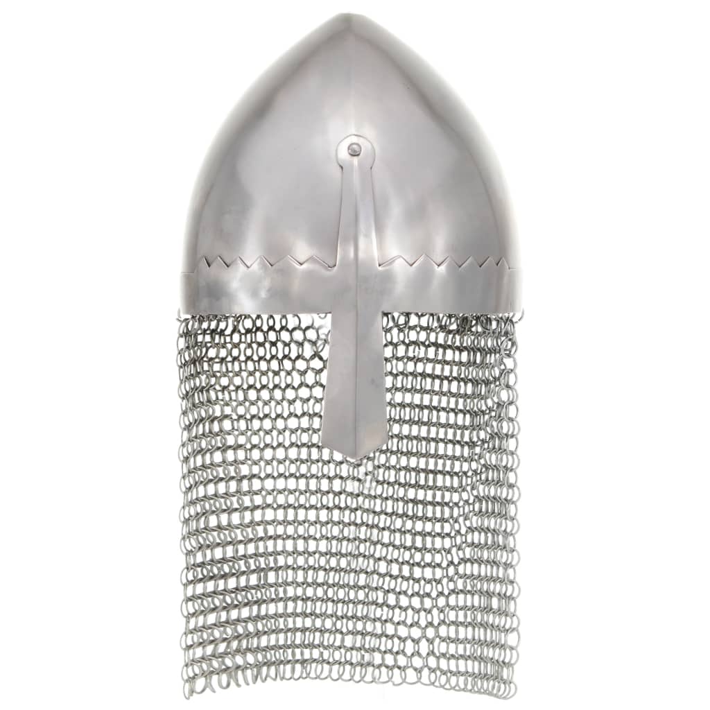 Preußische Pickelhaube Antik Replik für LARP Schwarz Stahl