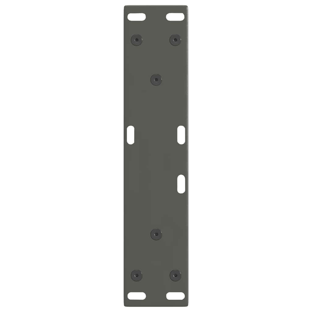Couchtischbeine V-Form 2 Stück Schwarz 30x(30-31,3) cm Stahl