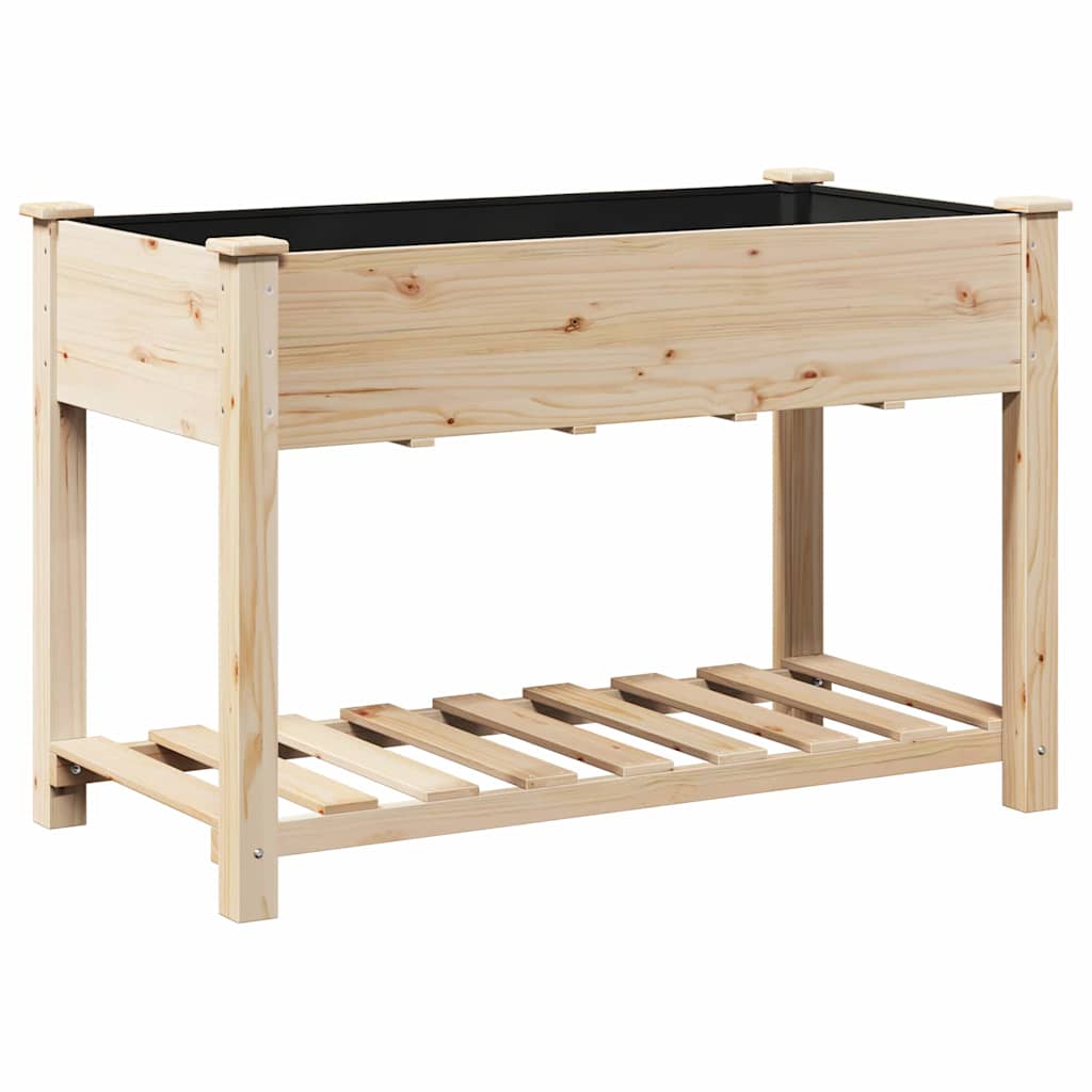 Garten-Pflanzgefäß mit Regal Beige 71 x 37 x 76,5 cm