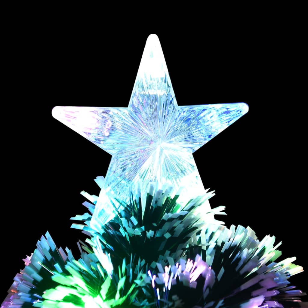 Vorbeleuchteter Weihnachtsbaum mit Ständer und LED 150 cm Glasfaser