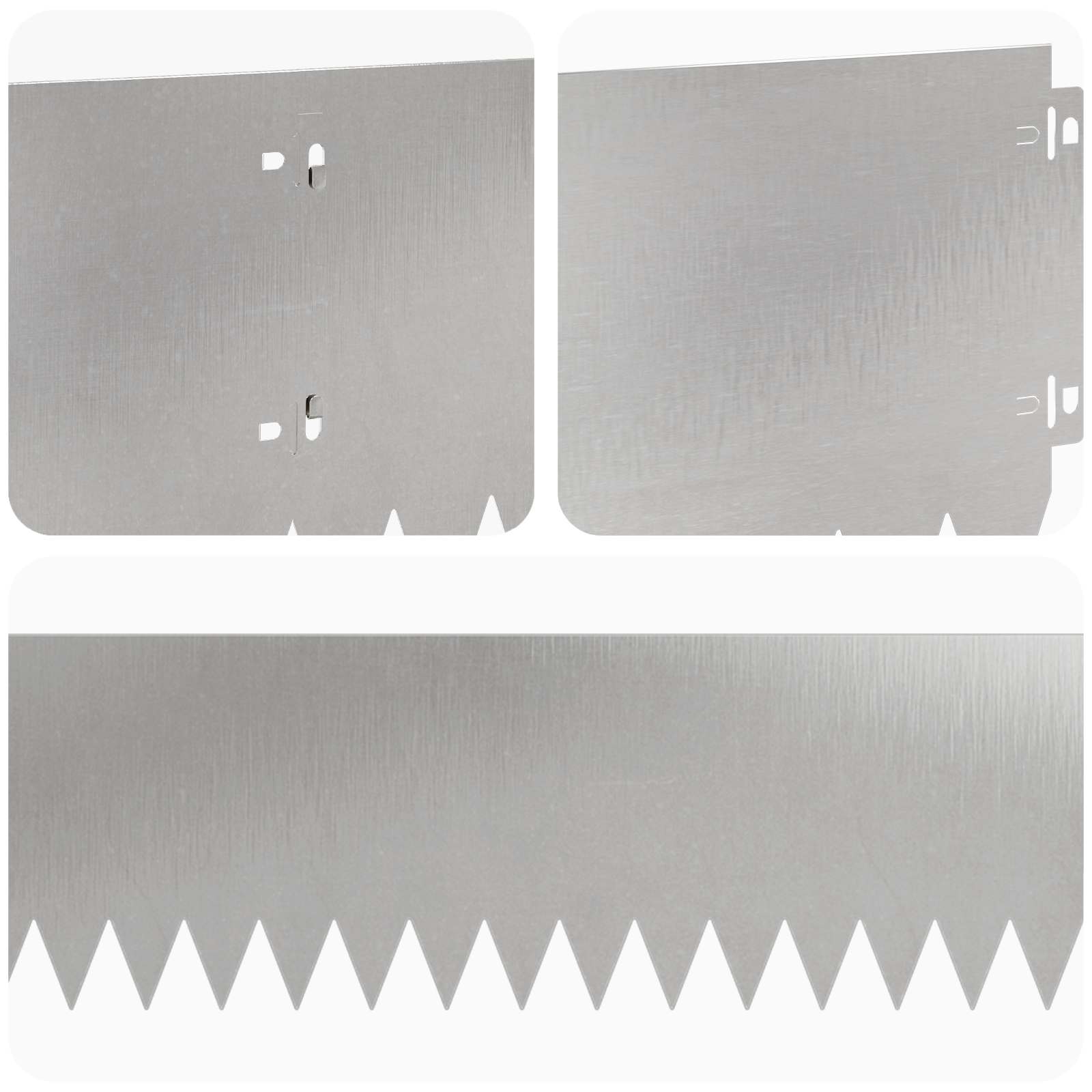Raseneinfassung 10 pcs 103 x 10 cm Stahl Schwarz