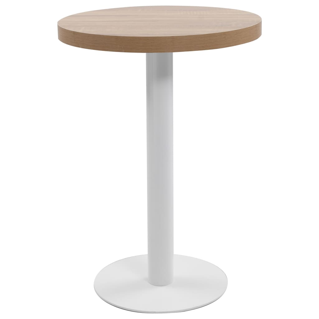 Bistrotisch Hellbraun 40 cm MDF