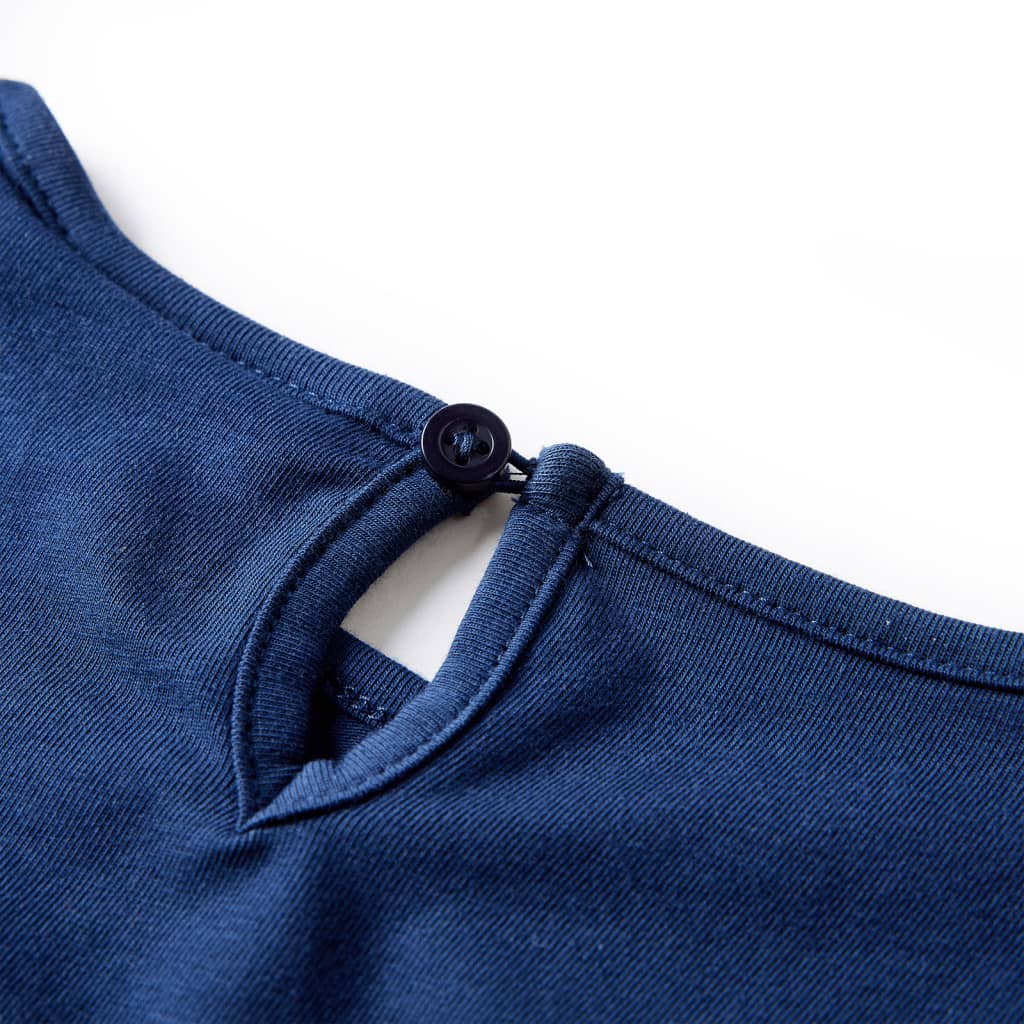 Kinder-Langarmshirt Dunkles Ocker 128