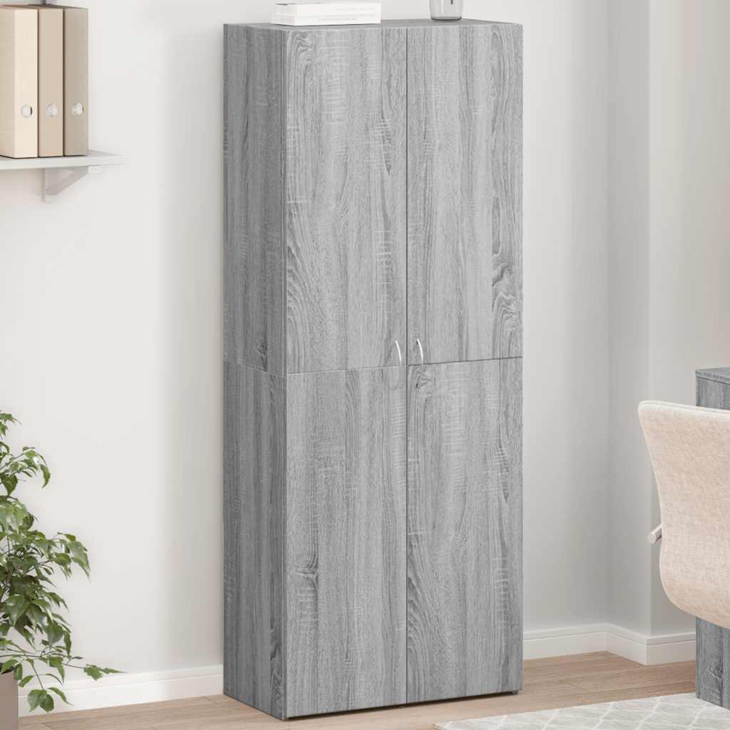 Aktenschrank Weiß 60x32x153 cm Holzwerkstoff