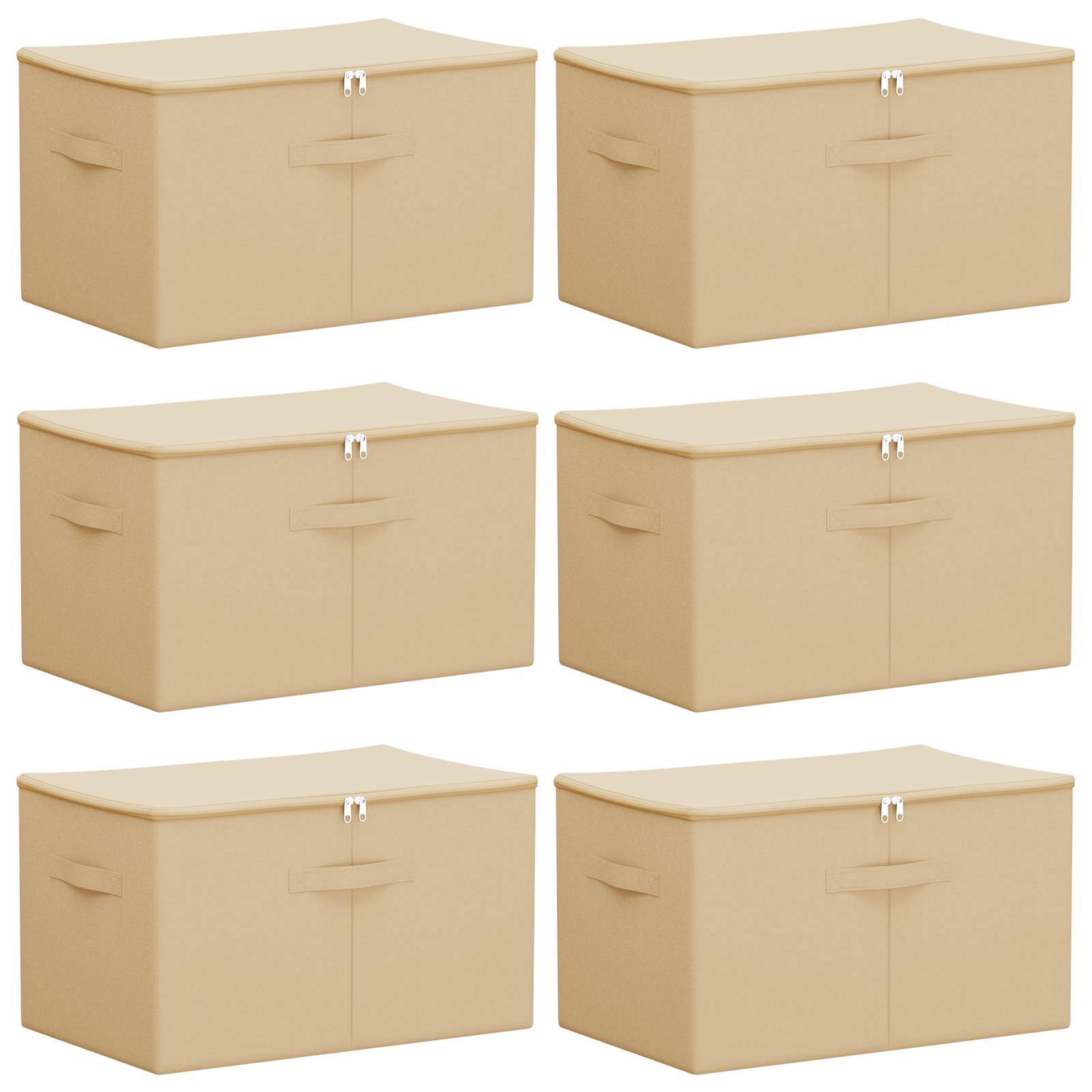 Aufbewahrungsbox Stoff 50x30x25 cm Anthrazit