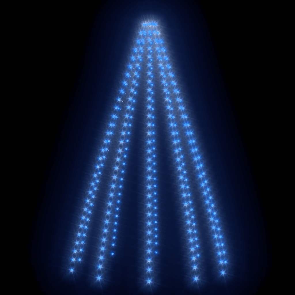 Weihnachtsbaum-Lichternetz mit 180 LEDs Kaltweiß 180 cm