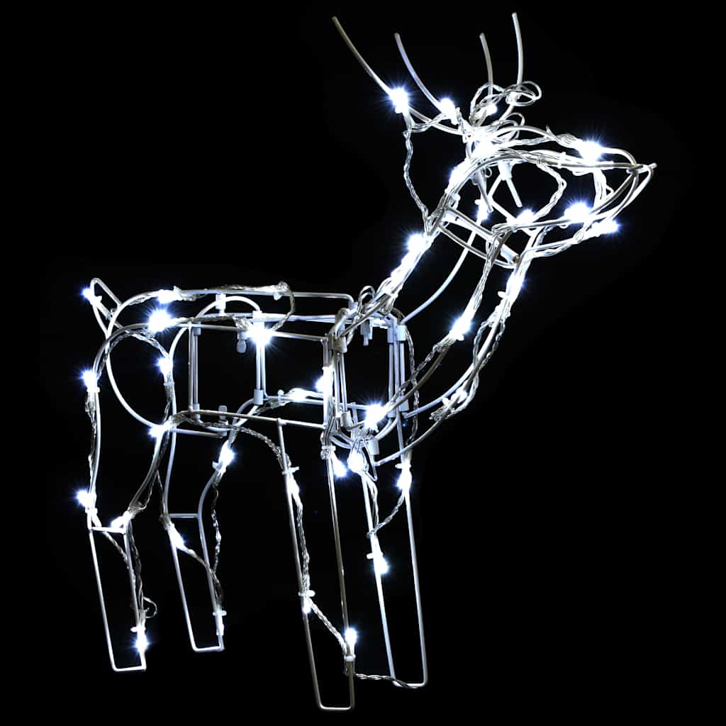 3-tlg. LED-Rentiere Set Weihnachtsdekoration 229 LEDs