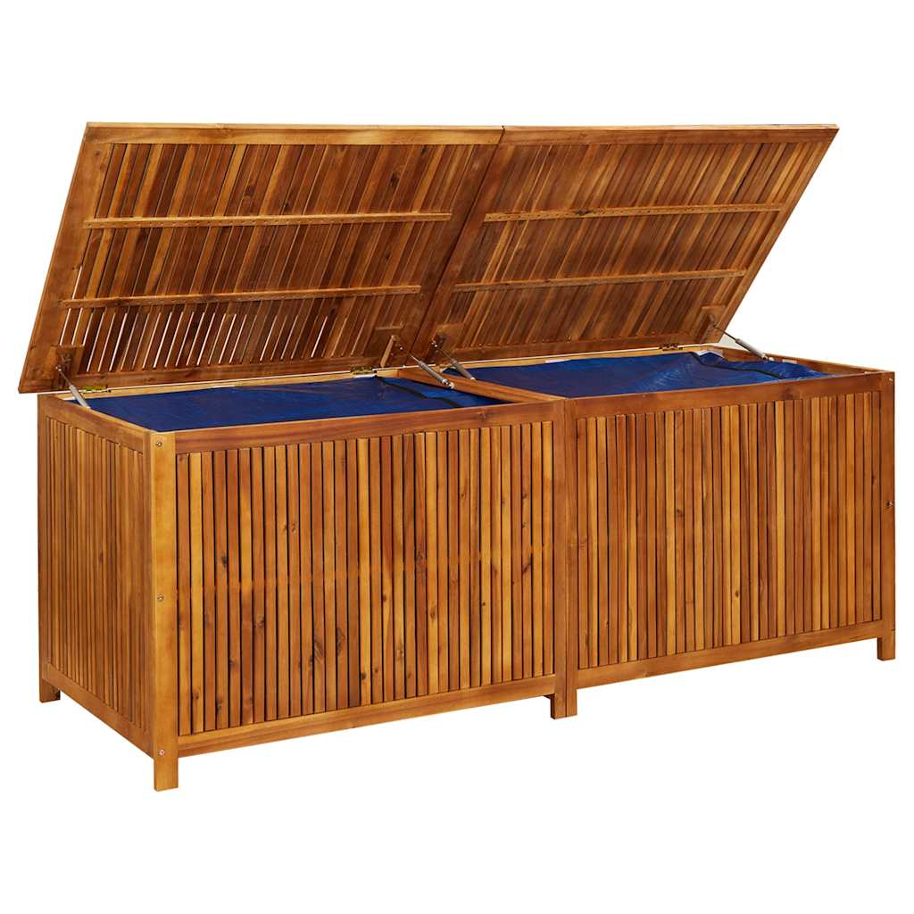 Garten-Aufbewahrungsbox 150x80x75 cm Massivholz Akazie