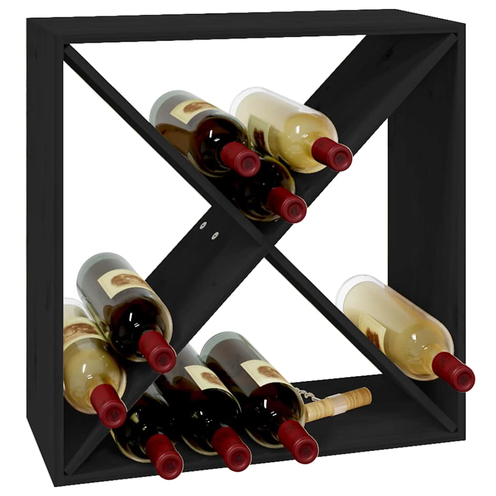 Weinschrank 56 x 25 x 56 cm Massivholz Kiefer
