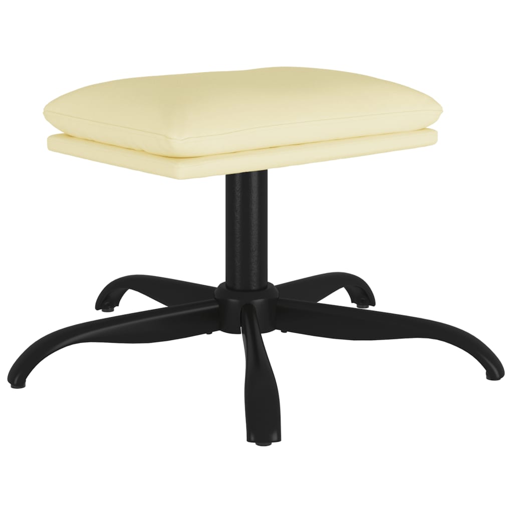 Fußhocker Cappuccino-Braun 60x60x36 cm Kunstleder