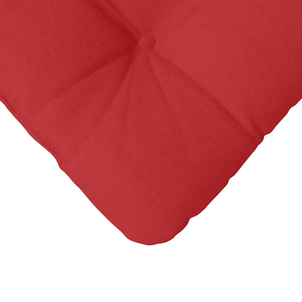 Sitzkissen 4 pcs Hellgrau 40 x 40 x 12 cm Stoff