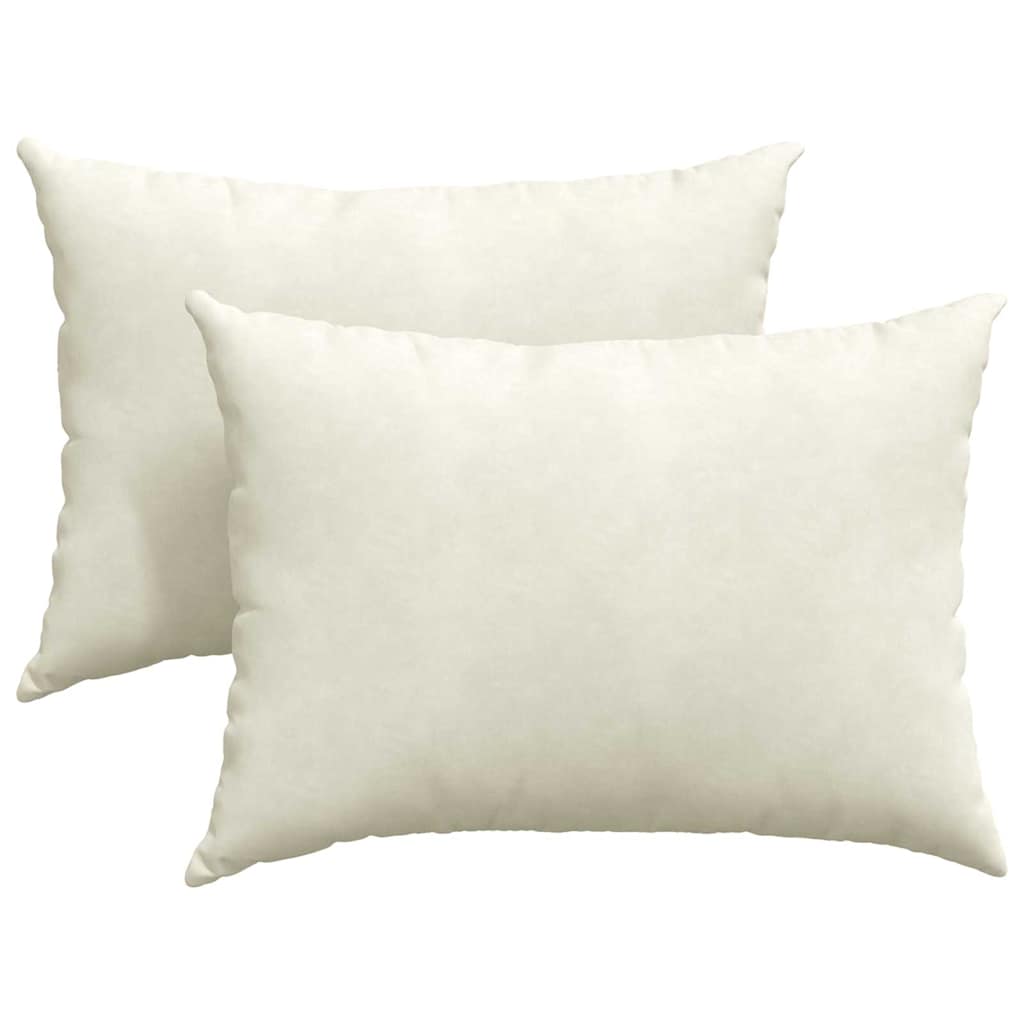 Sofakissen 2 Stück Blau 50 x 30 cm Cordstoff
