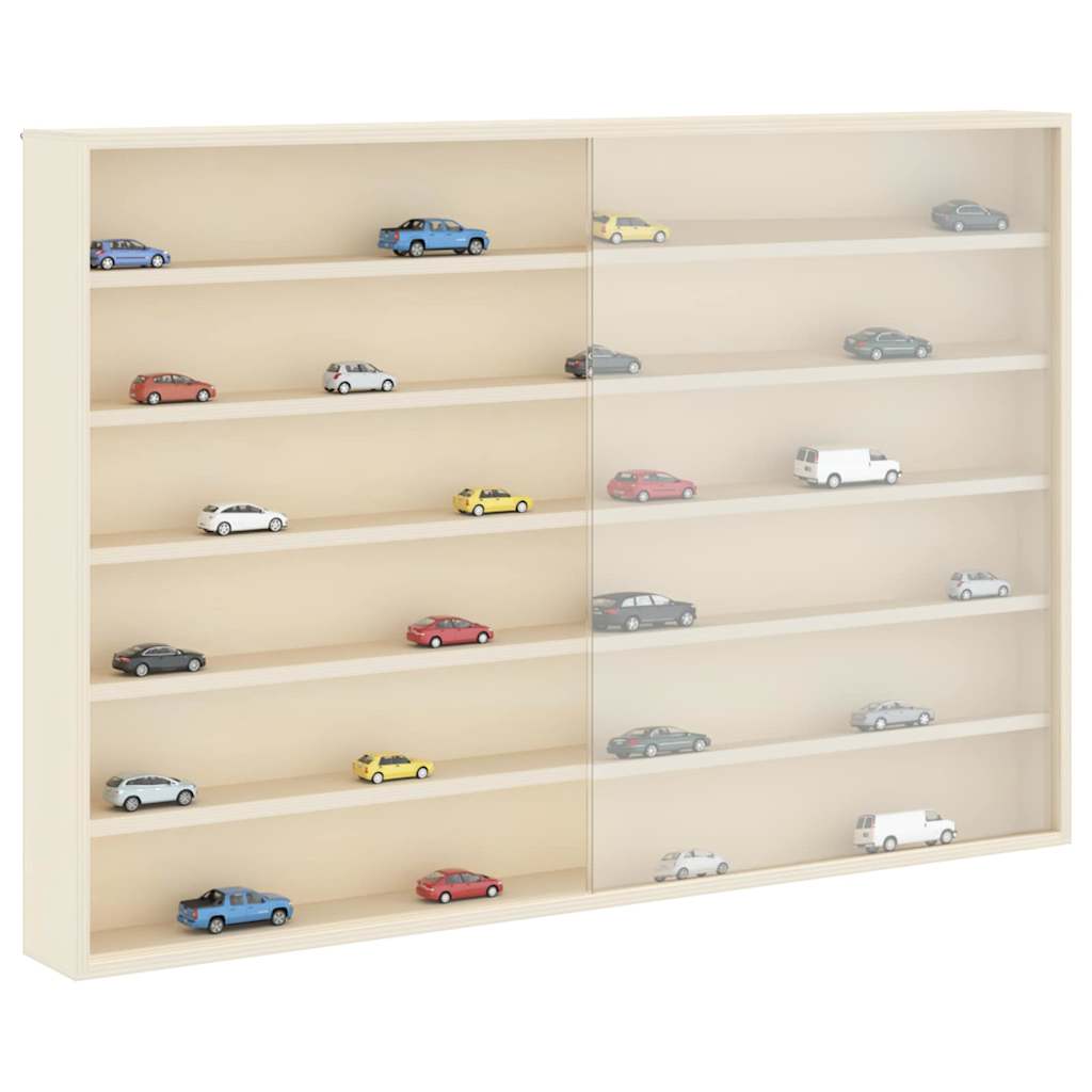 Sammlervitrine aus Holz mit Türen 40x8,5x37 cm