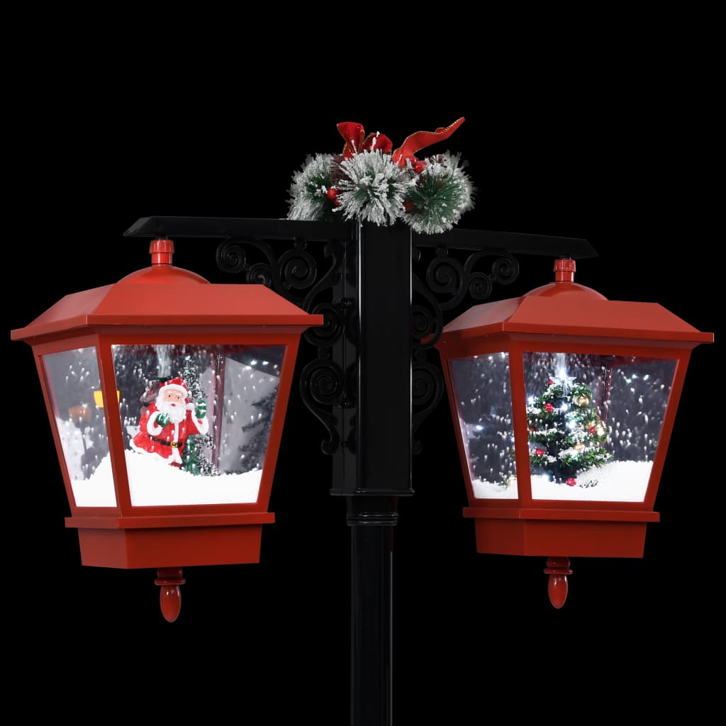 Weihnachts-Straßenlampe mit Weihnachtsmann 180 cm LED