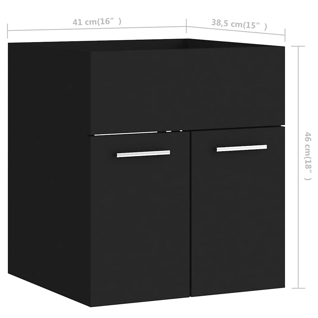 2-tlg. Badmöbel-Set Weiß Holzwerkstoff