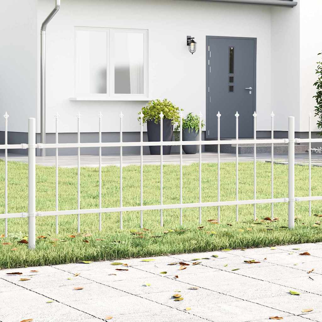 Gartenzaun Woerden mit Speerspitze Stahl 181 x 60 cm Schwarz