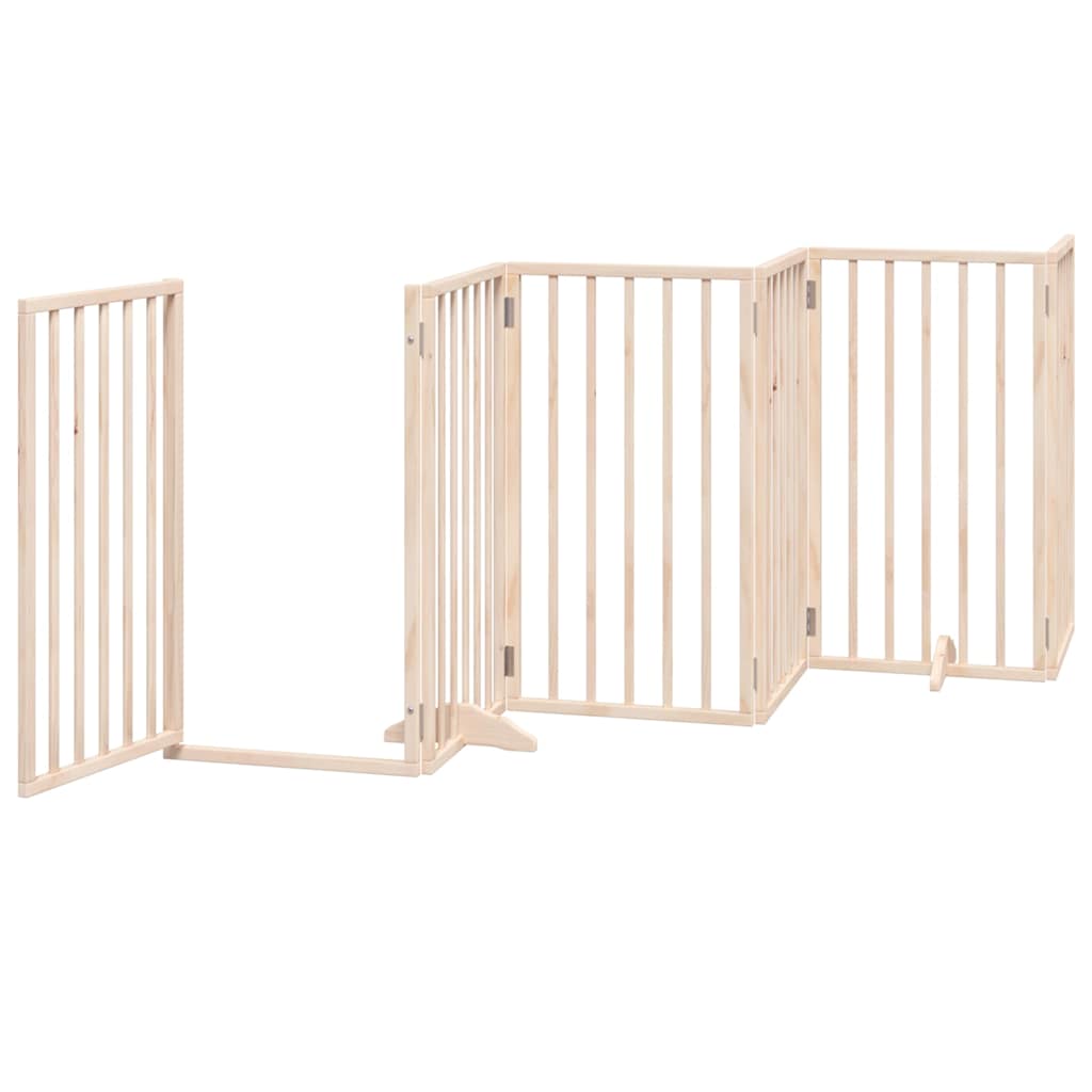 Hundegitter Faltbar 3 Paneele 150 cm Pappelholz