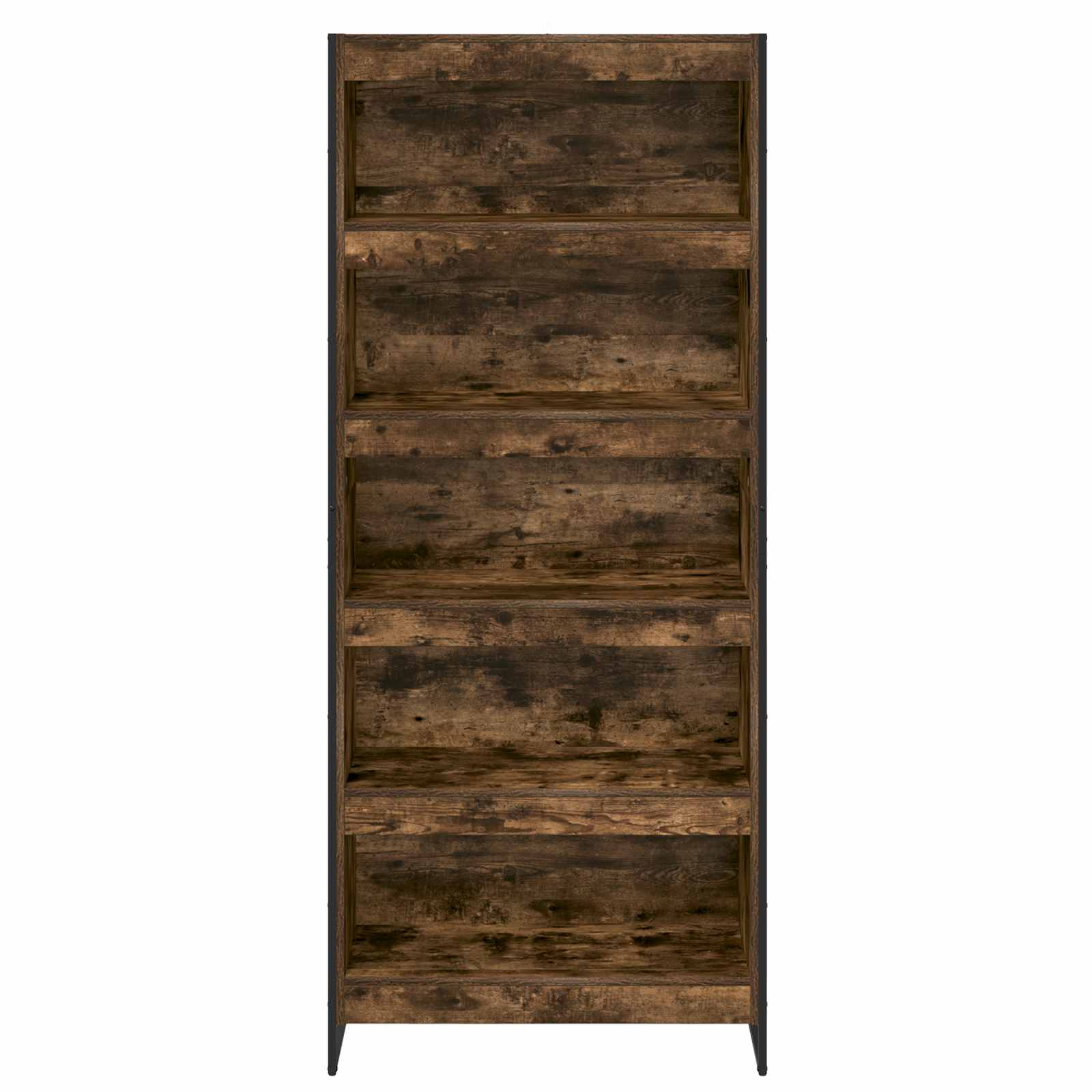 Bücherregal 2 pcs Schwarz Eichen-Optik 60 x 30 x 189,5 cm
