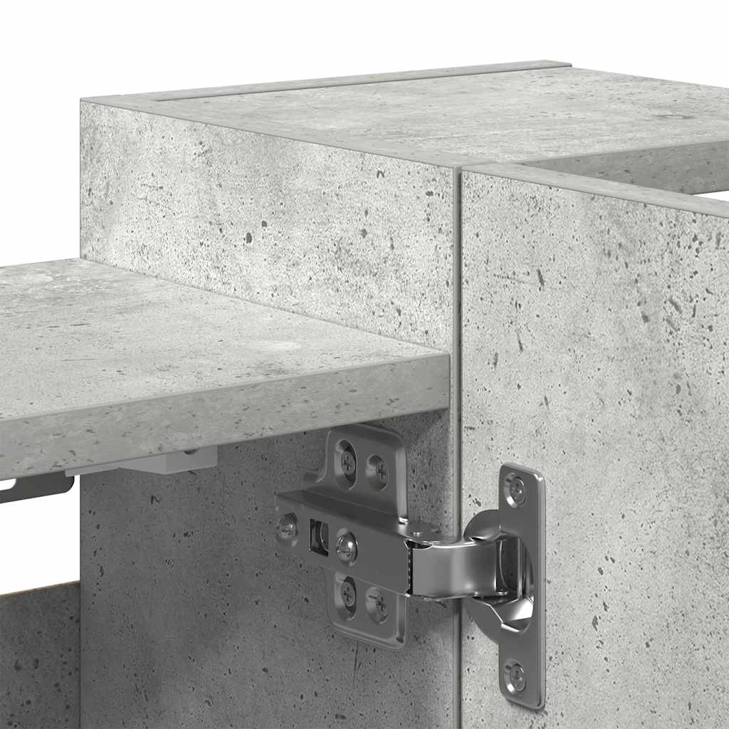 Bad-Spiegelschrank Weiß 80x20,5x64 cm Holzwerkstoff