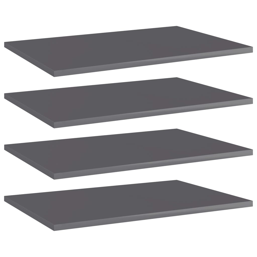 Bücherregal-Bretter 4 Stk. Weiß 40x10x1,5 cm Holzwerkstoff