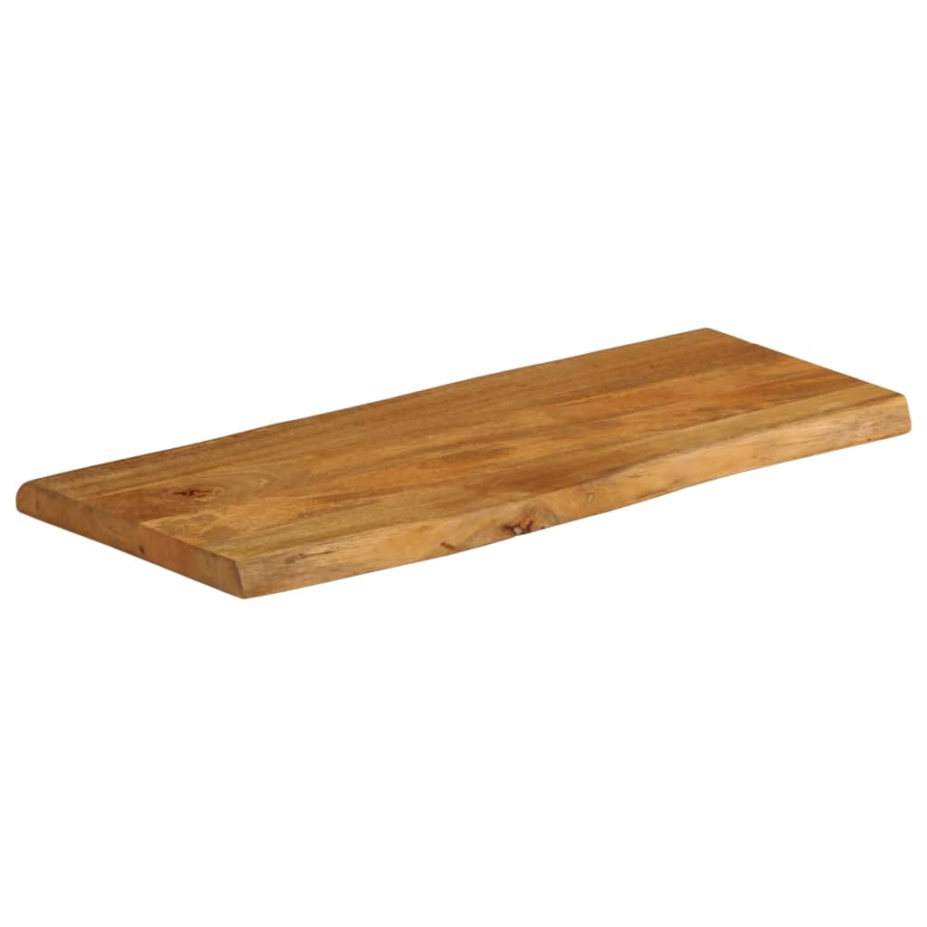 Tischplatte 40x40x2,5 cm Rechteckig Massivholz Akazie Baumkante