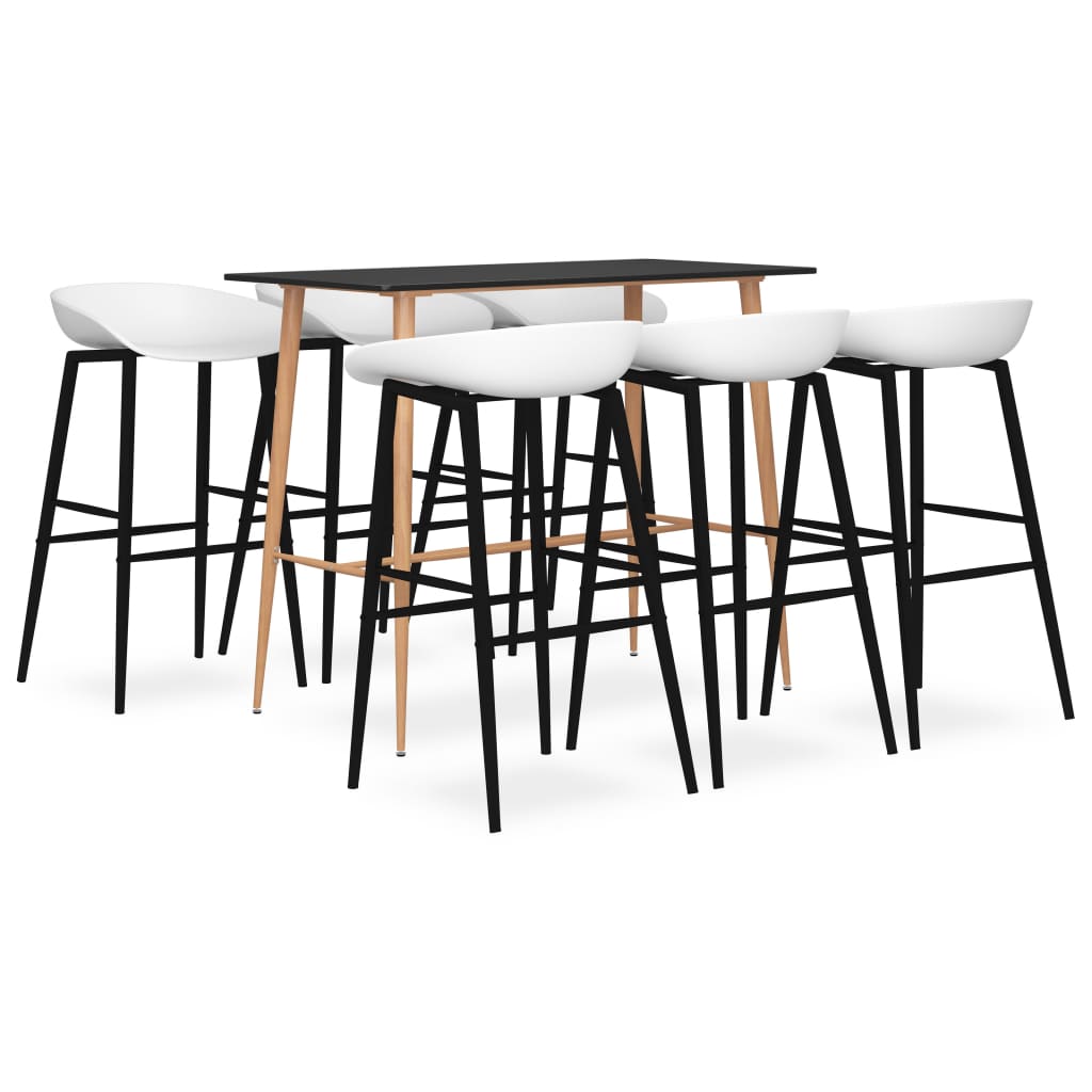 5-tlg. Bar-Set Weiß