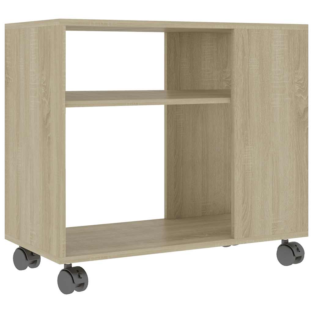 Beistelltisch Weiß 70x35x55 cm Holzwerkstoff