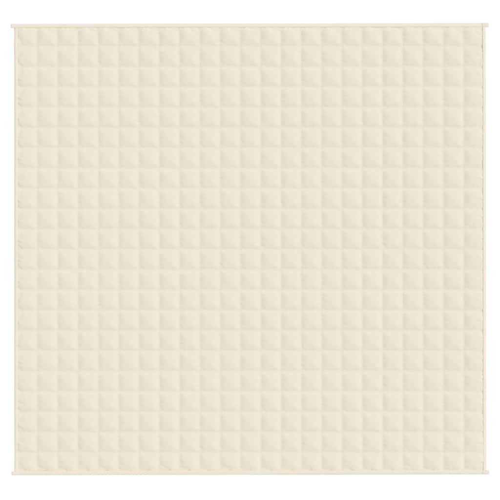 Gewichtsdecke Grau 122x183 cm 5 kg Stoff