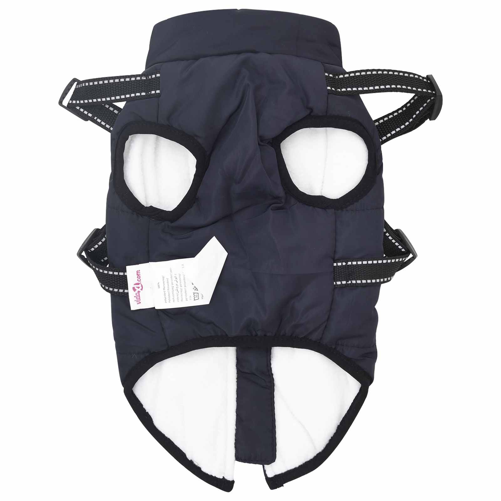 Hundemantel Rot L24 Fleece und Polyester