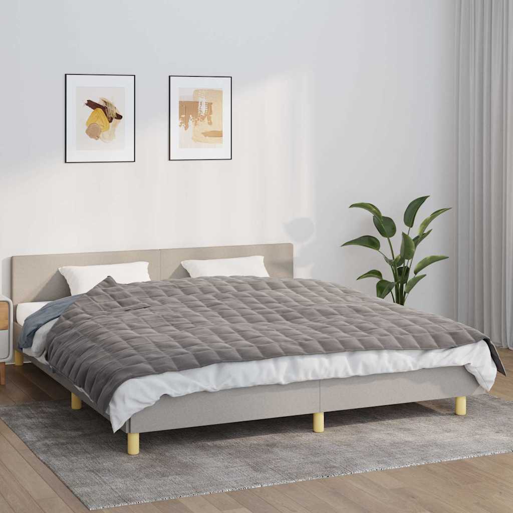Gewichtsdecke Grau 122x183 cm 5 kg Stoff