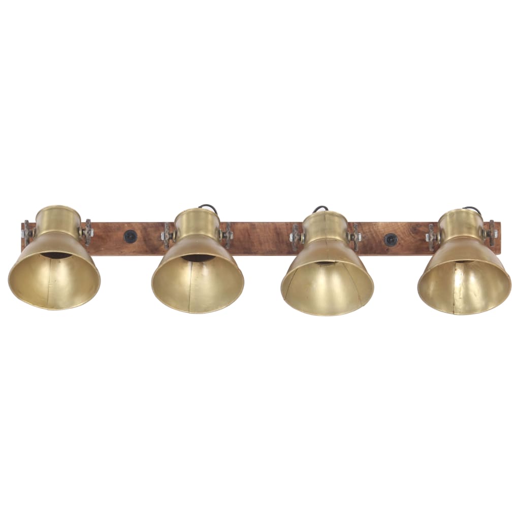 Wandlampe Industriestil Silbern 45x25 cm E27