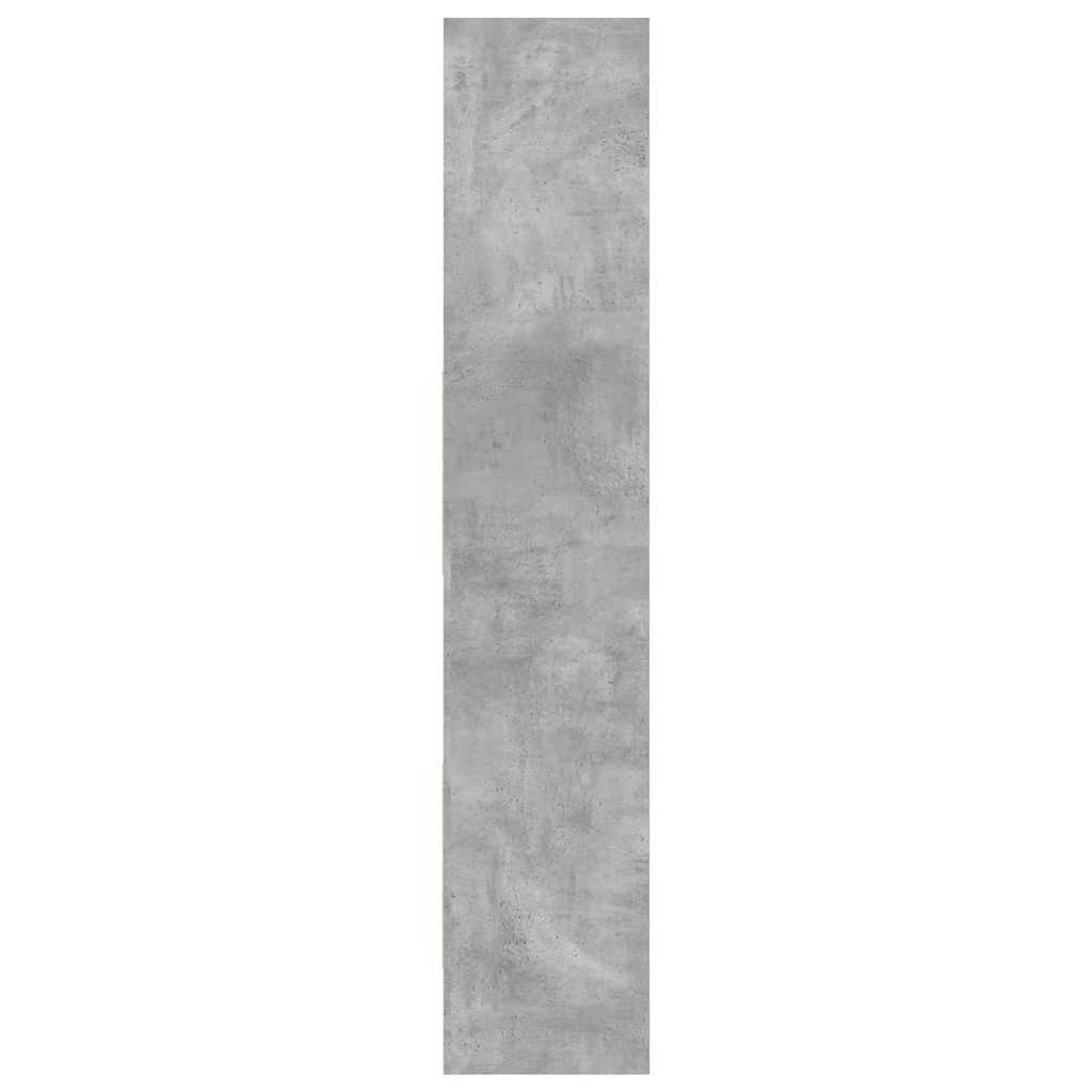Bücherregal Weiß 60x35x180 cm Holzwerkstoff