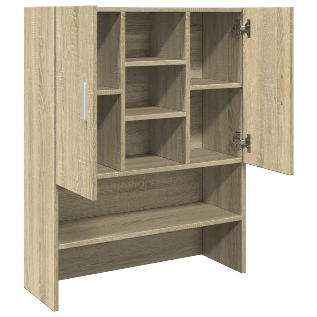 Waschmaschinenschrank Weiß 70,5x25,5x90 cm