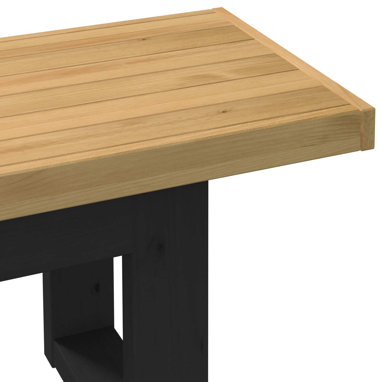 Esstischbank NOAIN 180 x 41 x 45 cm Massives Kiefernholz