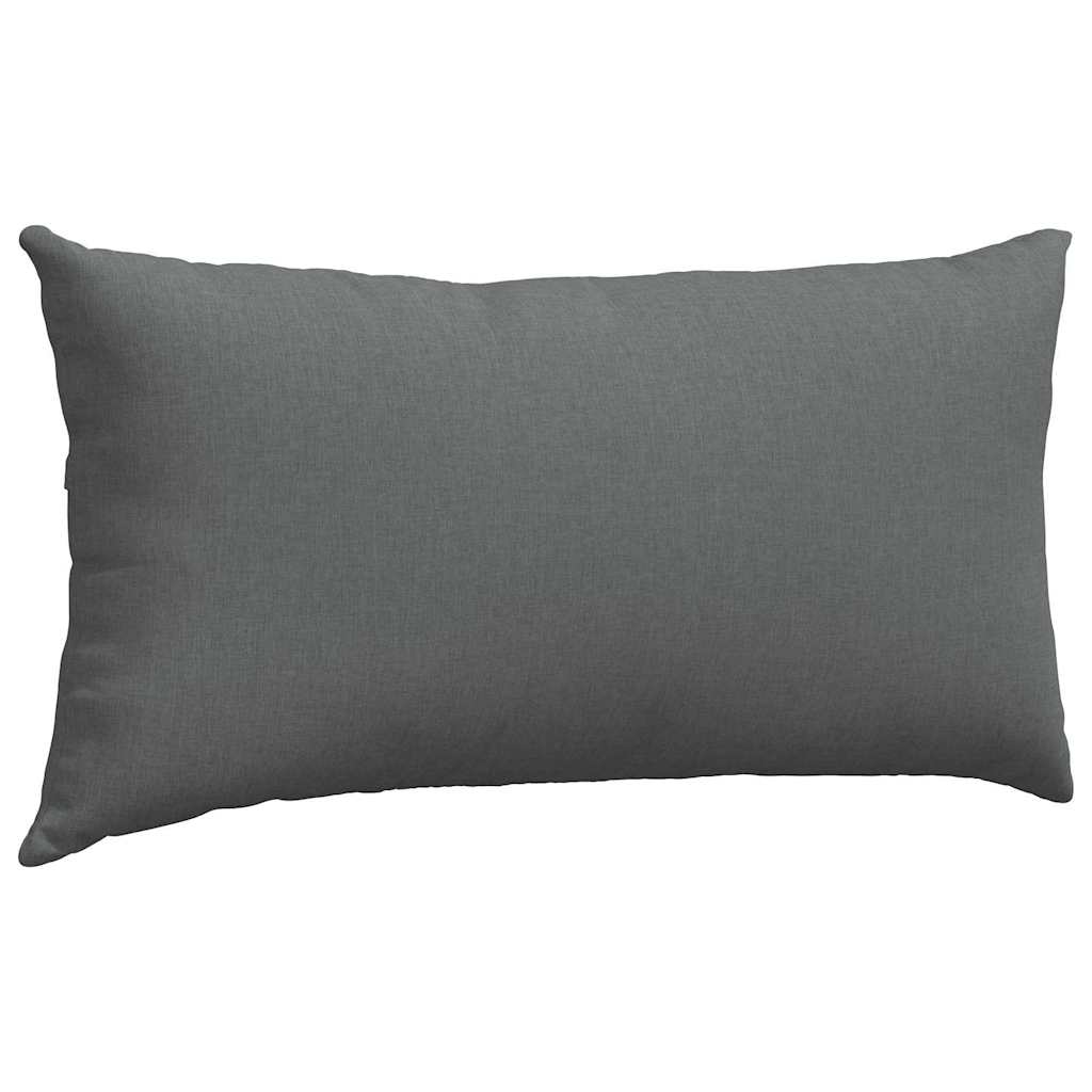 Sofakissen 2 pcs Hellgrau 50 x 30 cm Stoff
