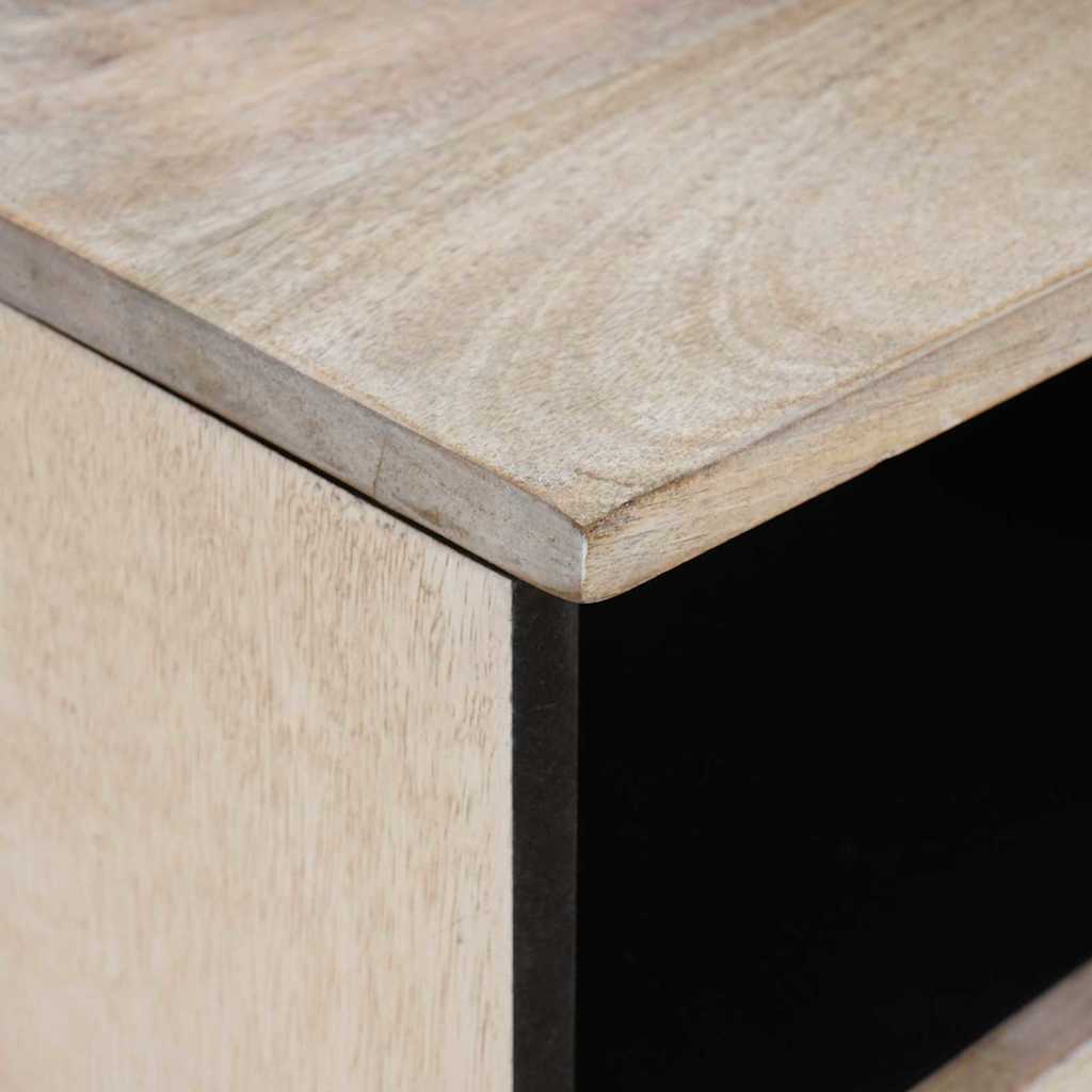 TV-Schränk mit Schubladen 100 x 33 x 46 cm Massivholz Mango