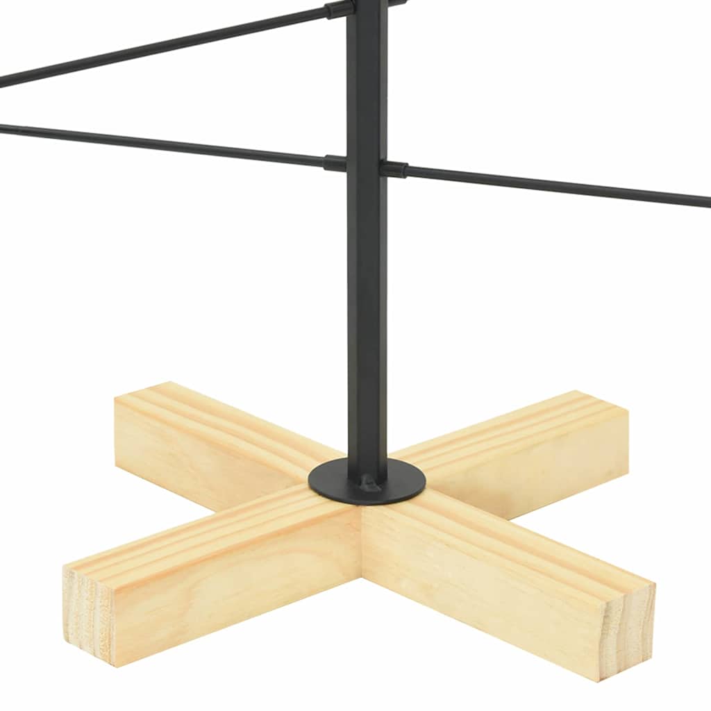 Metall Weihnachtsbaum Schwarz 59,5 cm Pulverbeschichteter Stahl