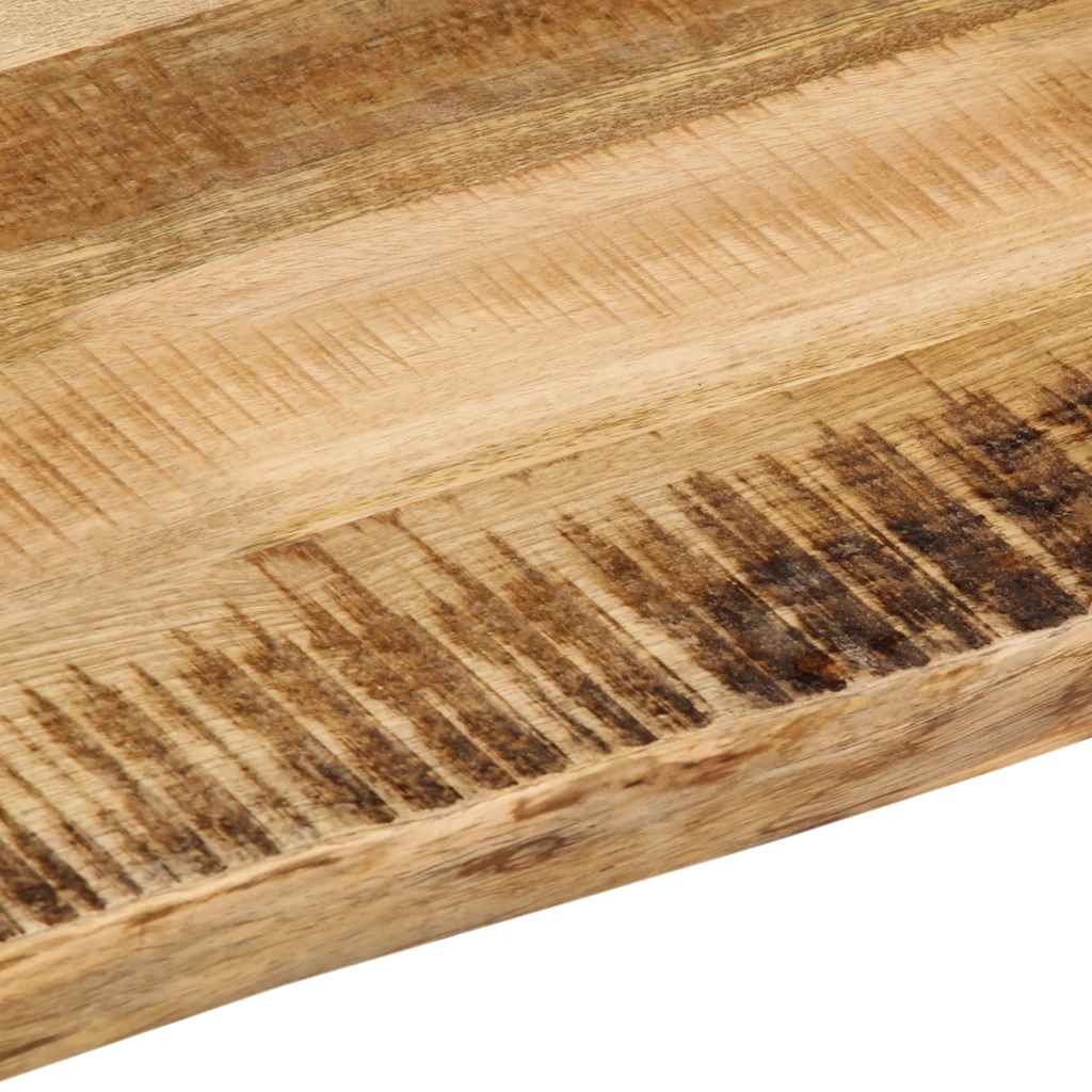 Tischplatte 40x40x2,5 cm Rechteckig Massivholz Akazie Baumkante