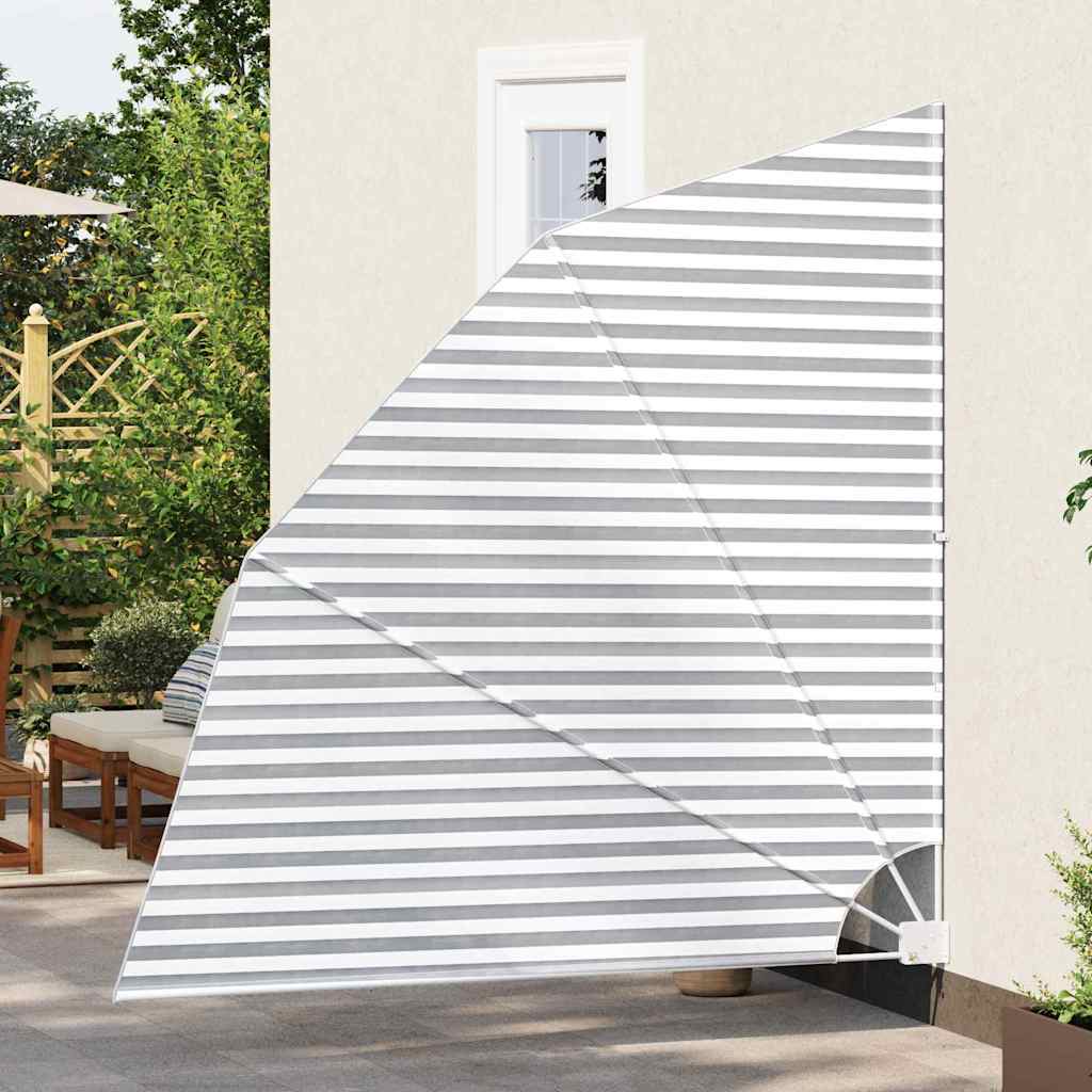 Faltbarer Balkonfächer Grau 210×210 cm