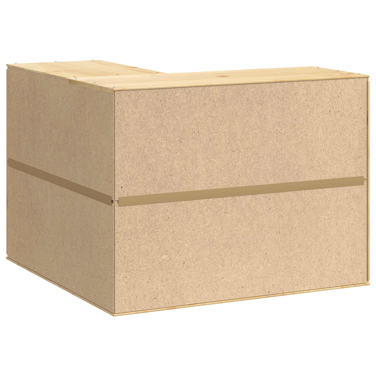 Schrank SKI Honigbraun 60 x 46 x 81,5 cm Massives Kiefernholz