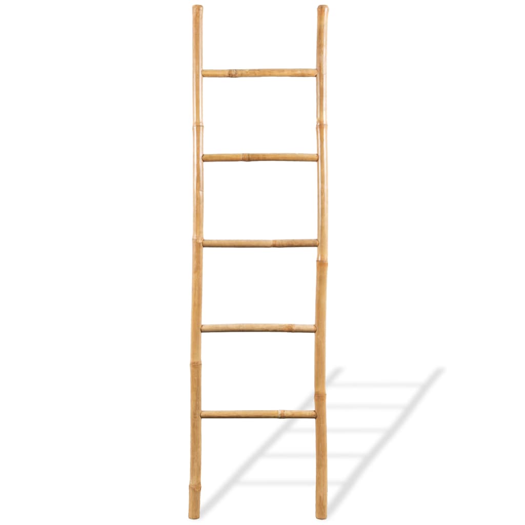Handtuchleiter Bambus mit 6 Sprossen