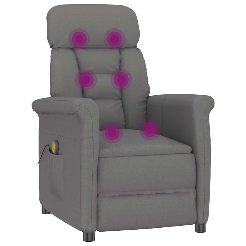 Massagesessel Braun 96,5 x 70,5 x 95 cm Mikrofaser