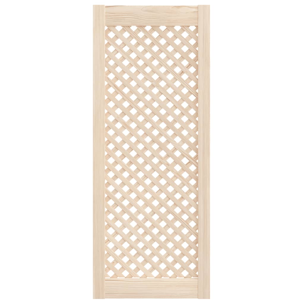 Schranktüren 2 Stk. Gitter-Design 39,5x39,5cm Massivholz Kiefer