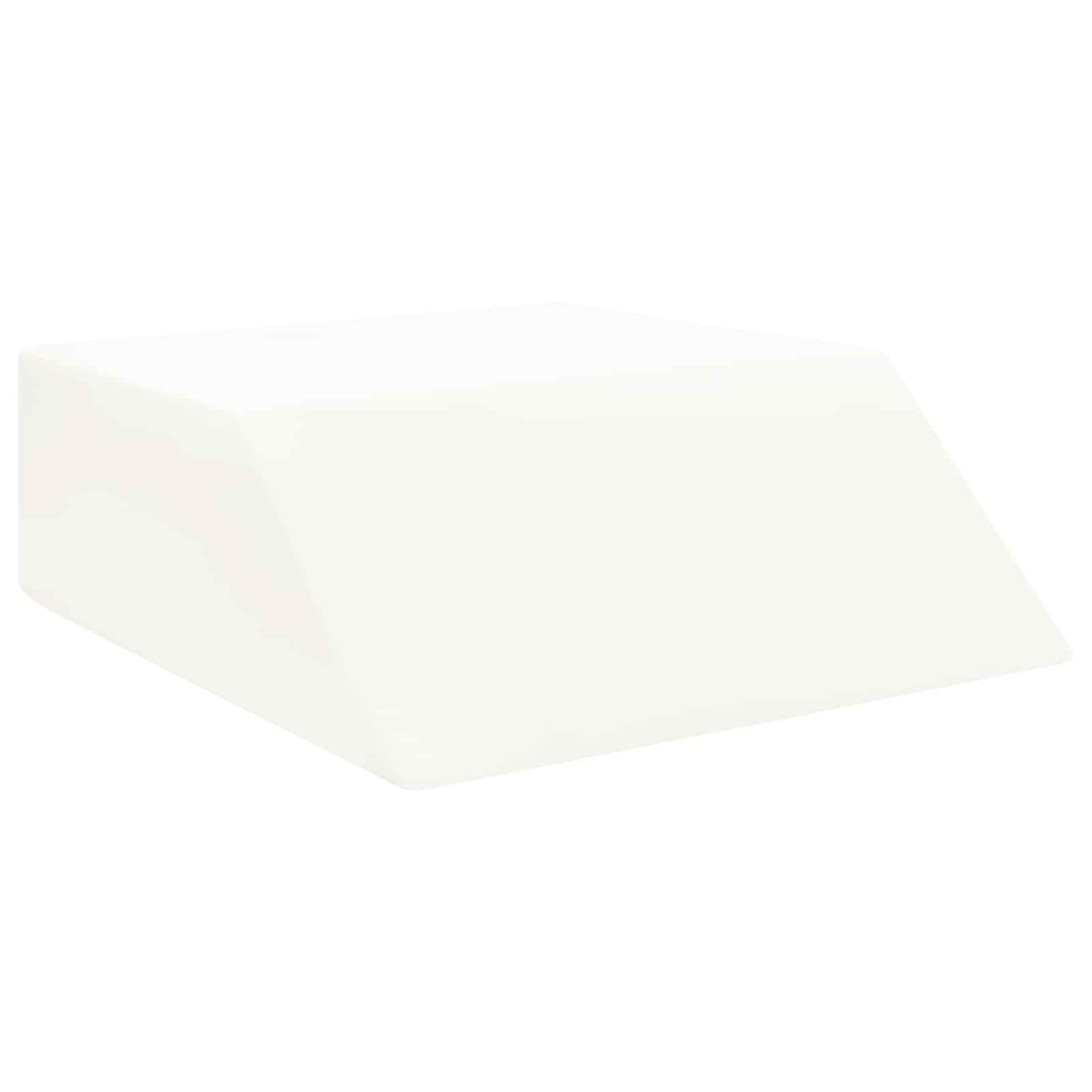 Beinkissen Uni Weiß 63 x 52 x 19,5 cm PU-Schaum