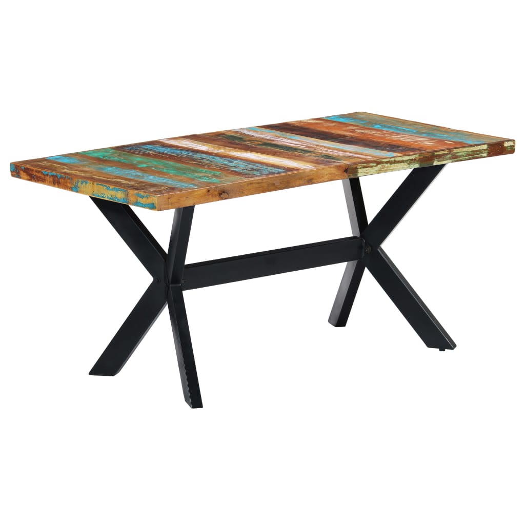Esstisch Massivholz Mango und Stahlgestell 180 cm