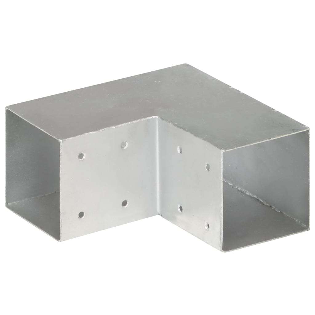 Pfostenverbinder L-Form Verzinktes Metall 71 x 71 mm