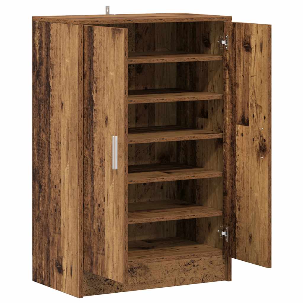 Schuhschrank Weiß 60x35x70 cm Holzwerkstoff